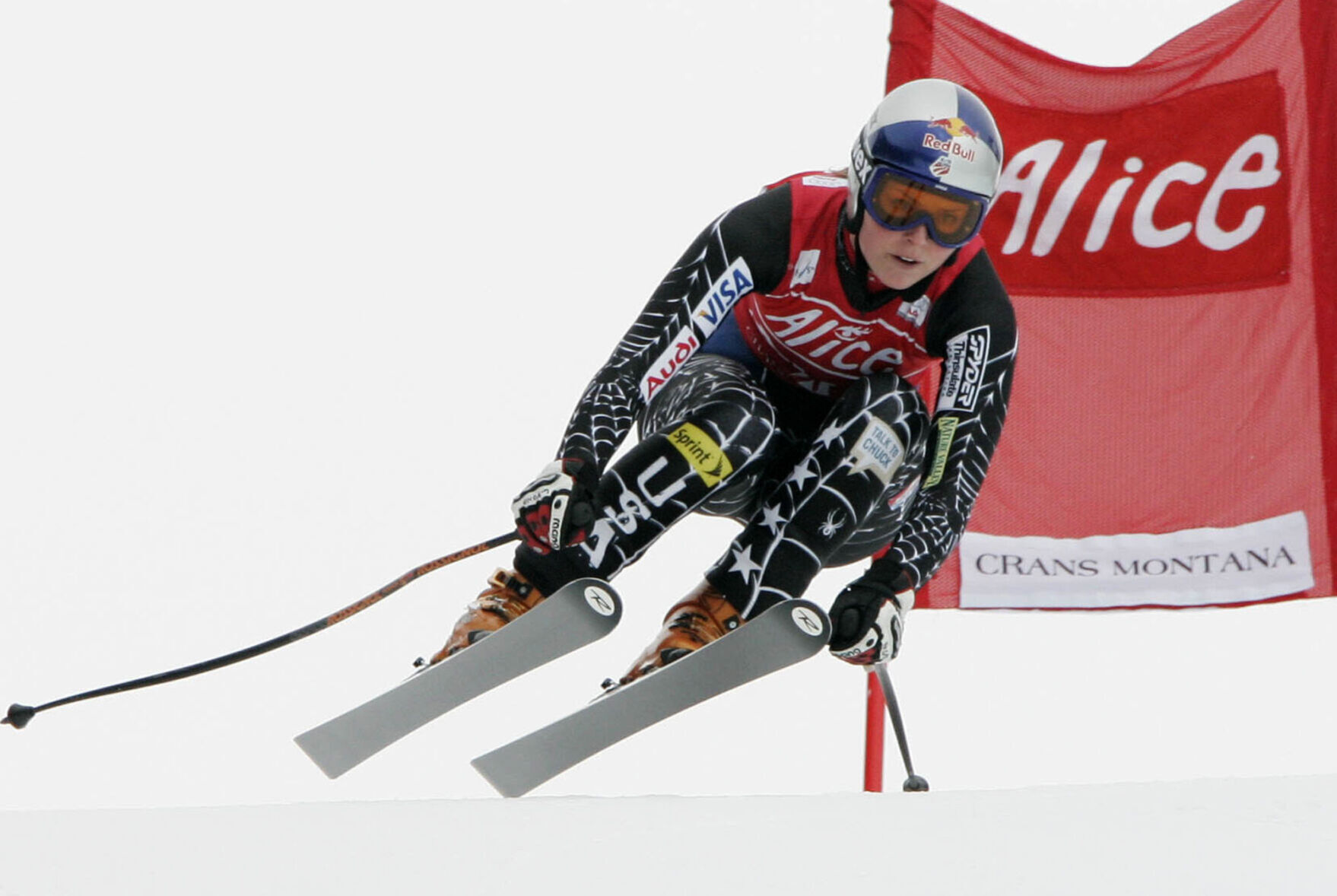 2008: Lindsey Vonn wins her 10th career World Cup downhill to break U.S. record